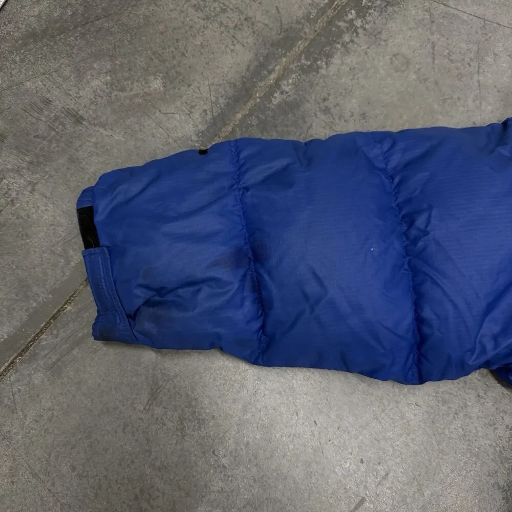 Vtg North Face 700 Down Goose 1996 Nuptse Puffer Jacket Blue Black Men’s 2XL *Re
